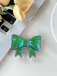 1个创意全息蝴蝶结极简3D手机支架，可扩展桌面手机支架，可折叠气垫手机支架 - 彩色 - 查看 16