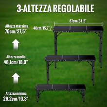 Tables - Black-87x40cm - View 4