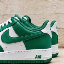 Nike 耐克男士空军一号休闲低帮滑板鞋 - 綠色 - 查看 6