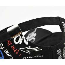 Street Graffiti Baseball Cap Korean Trendy Printed Adjustable Hip-Hop Cap Stylish Youth Designer Hat for Men and Women - Ty98negro - Ver 8