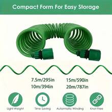 Ống tưới vườn, đầu phun tưới cây, ống tưới vườn có vòi phun điều chỉnh đa chức năng, ống rửa xe, ống nhựa. - B - Xem 3