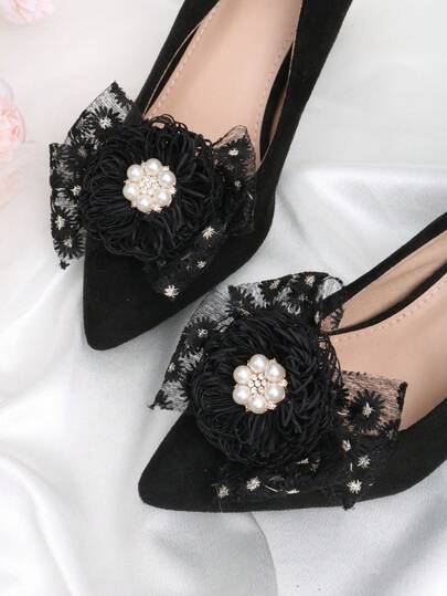 2 phụ kiện giày tự tháo rời, trang trí hoa phong cách Bohemian thời trang và thanh lịch, phù hợp với giày cao gót, sandal, giày dép, đa năng cho hẹn hò, du lịch, trang phục đi biển.