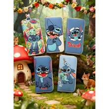 Disney 1个新款时尚长款卡通钱包拉链印花学生卡通钱包零钱包卡包 - 彩色 - 查看 4