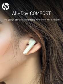 HP无线耳机，带充电盒和硅胶挂绳，5.4GHz无线连接，续航时间长达30小时，迷你轻巧，带麦克风，兼容iPhone和安卓手机，游戏耳机兼扬声器，节日礼物/圣诞礼物 - 查看 5