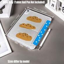 Centered On Playful Simple-Drawn And Healing Life Elements, It Includes Four Styles: Starry Car Bunny, Blue Heart Stripe, Staff Dolls, And Star Bread. It Blends The Playful Picture-Book Vibe, Fresh Gentle Girly Charm, And Retro Artistic Atmosphere, While Boasting Practical Protective Functions, Making It A Cute Choice That Balances Aesthetics And Utility. - Star-shaped Bread - View 9