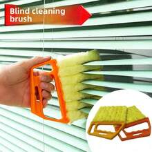 1/2件装双面门轨清洁刷、窗台清洁刷、百叶窗除尘器、缝隙清洁工具、家用清洁用品 - 多色 - 查看 3
