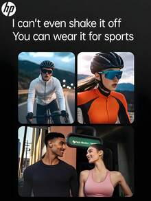 HP H10M 开放式无线耳机，蓝牙 5.4，IPX4 防水，30 小时超长续航，轻巧便携，适合运动、办公、学生、游戏等多种场合，内置麦克风，母亲节礼物之选，安卓系统 - 查看 5