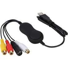 Tarjeta de Captura de Video USB 2.0 UVC, Capturador de Video Analógico HD, Grabador Compatible con Windows y Linux - Negro - Ver 1