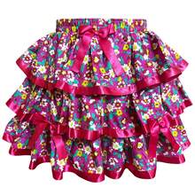 Plus Size Adult Red Plaid Skirt For June Festival, Women's Quadrilha Caipira (Traditional Square Dance), São João (Saint John's Day), Luxury 2026 - 玫紅色 - 查看 3
