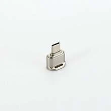 1-2 chiếc đầu đọc thẻ mini màu bạc, đầu đọc thẻ nhớ TF/thẻ nhớ, bộ chuyển đổi đầu đọc thẻ từ Type-C sang thẻ lưu trữ bằng hợp kim nhôm, tương thích với iPhone 17/16 Pro Max/16 Pro/16 Plus/16/15 Series, S26/S25/S24/S23/S22/S21/S20, bộ chuyển đổi cắm là chạy. - Bạc - Xem 8