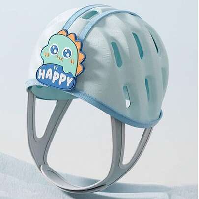 1 chiếc mũ bảo vệ đầu chống rơi cho bé, đệm đỡ đầu cho bé tập bò và tập đi - Mềm mại, thoải mái, thiết kế hoạt hình dễ thương, thoáng khí, dành cho trẻ sơ sinh, trẻ tập bò và tập đi.