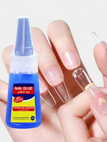 Misscheering 20克超强力假指甲胶水，柔软指甲贴纸凝胶，速干，适合美甲初学者 - 藍色 - 查看 9