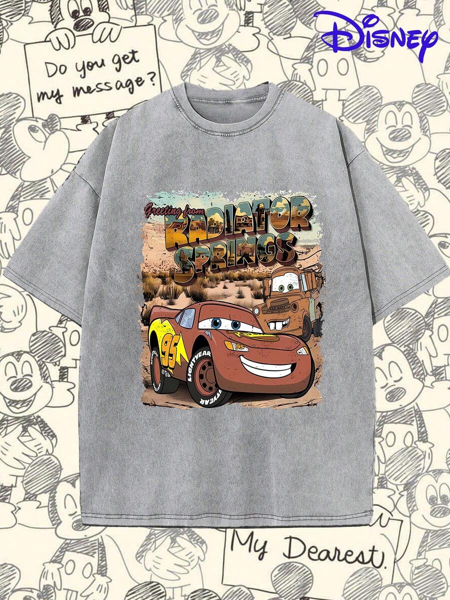 Disney Verano geométrico de gran tamaño - Gris - Ver 1