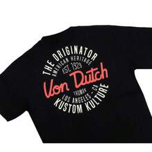 Young Girl's Boy's 100% Cotton Graphic Tees, Youth Boys Clothes, Summer Tops, Mom And Daughter Matching, Von Dutchs Summer Clothes Vintage T Shirts Printed Cotton Retro Fashion Brand T-Shirt, Men's T-Shirt, Beach Essential, Men's Summer T-Shirt, Holiday Gift, Perfect Present. Girls Clothes Clothes For Girls, Kids Clothes Boys, Family Matching Outfit Adult And Children's Sizes - màu đen - Xem 6