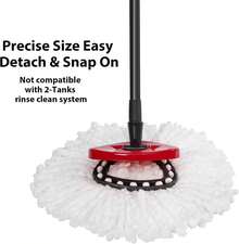 4-Pack Mop Heads, EasyWrin Spin Mop Heads, Easy Cleaning Mop Replacements - 4 Đếm (Gói 1) - Xem 5