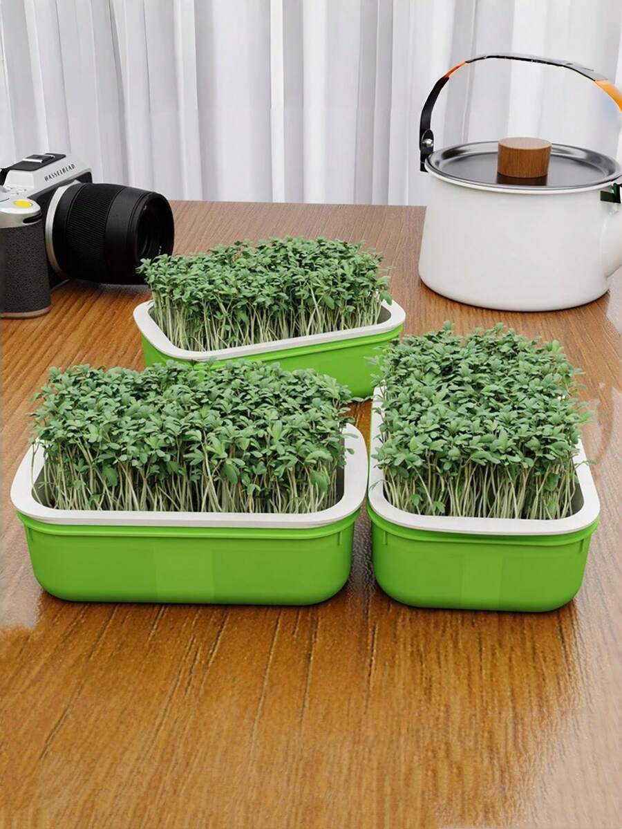 1个豆芽种植器，发芽装置，水培小麦草种植盘，家用无土栽培发芽盘