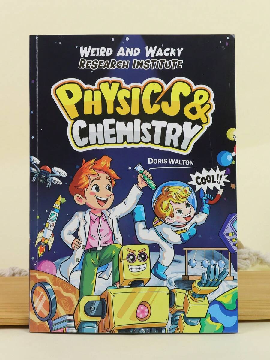1 個 怪異搞怪研究中心物理與化學計畫本 - 科學探索日誌,適合好奇心強的學生與學習者的創意活動筆記本 - 長方形 - 查看 1