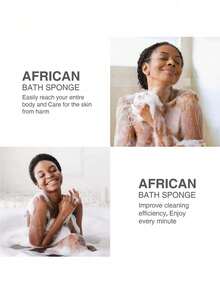 1pc African Long Handle Mesh Bath Sponge, Exfoliating, Suitable For Daily Use, Helps Smooth Skin - Multicolor - View 7