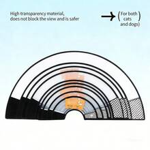 A Pet Cat And Dog Collar, Elizabethan Collar, Large Dog, Medium Dog, Small Dog, Anti-Bite Collar, Anti-Scratch Neck Cover, Cat And Dog Beauty Collar, Recovery Collar - Black - View 4