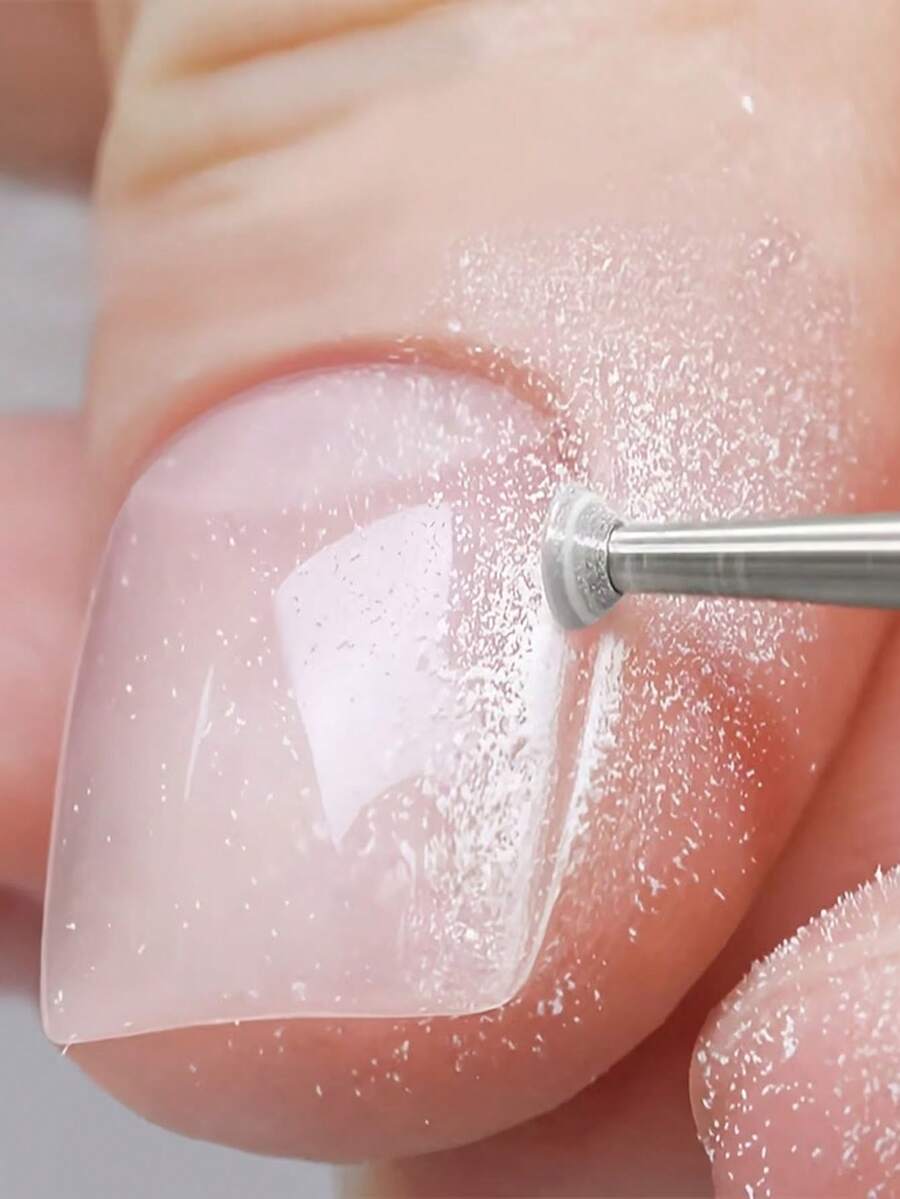 5pcs Butterfly Shaped Nail Grinding Heads, Diamond Coated Sanding Accessories For Nail Drill