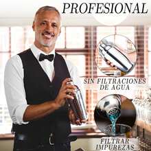 Juego de mezclador de cócteles de 12 piezas para bares y fiestas privadas. - Ver 6