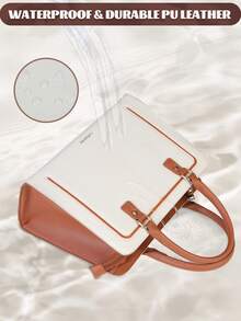 Handheld Tote Bag, Square Handbag, Top-Handle Tote Bag, Crossbody Anti-Theft Waterproof Tote Bag, Men's And Women's Handbag - Multicolor - View 6