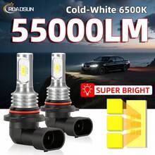 ROADSUN 超亮 H4 H7 H11 9005/HB3 9006/HB4 LED 灯泡 55000LM 6500K 适用于汽车前大灯/雾灯 - V3 - 查看 12