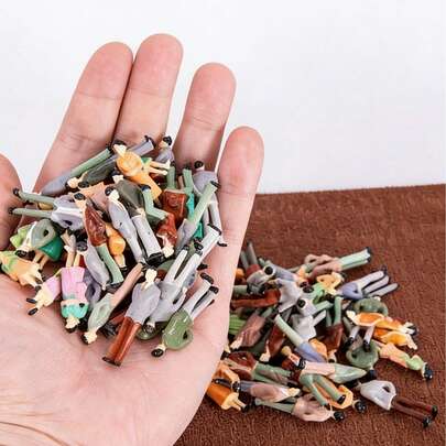 20/10/5件套ABS涂装微缩模型人偶，1:50比例模型火车场景人物，适用于3D模型套件、场景展示、立体模型，易于收纳，增强视觉焦点，家居装饰，园艺装饰，男女皆宜的礼物