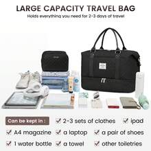 Travel Bag Sets - 黑色 - 查看 7