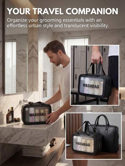  URBANWAVE Wet Dry Bag & Mesh Swim Bag For Swim Gear Bag - Heavy Duty Zipper Duffel Bag For Swimming, Abrasion Resistant Shell - Gym And Swim Bag With Drainage Holes, Beach Tote With Zipper, Travel Beach Bag & Clear Stadium Bag