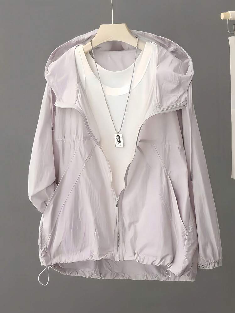 Women Jackets - 淺紫色 - 查看 1
