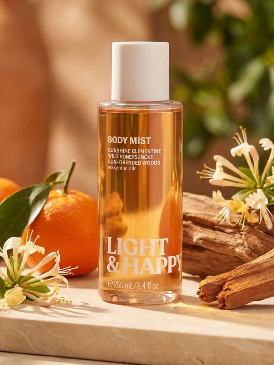 Body Mist  Light & Happy 250 ml – Sunshine Clementine, Wild Honeysuckle y Sun-drenched Woods - Dulce - Ver 1