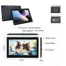 7-Inch Kids Tablet, Mini Body, Latest Android System, 4GB RAM&64GB ROM, 4000mAh Battery Life, Dual Front And Rear Cameras, Eye-Protection Screen, Parental Control, Pre-Installed With Various Learning And Entertainment Apps, Parent-Child Interactive Games To Improve Focus, Elegant Black Body - Black Body (protective Case Not Included) - View 11