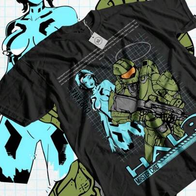 Anime Manga Unisex Mens Cotton T-Shirt All Size