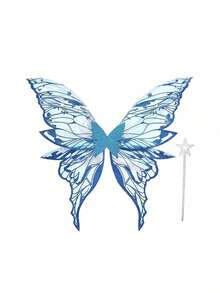 2pcs/Set Fairy Wings & Star Wand, Suitable For Various Festival Parties - Multicolor - View 14