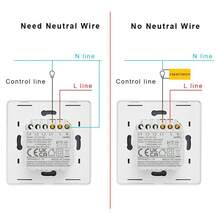 EU Standard No Neutral/Zero-Fire Wire Universal WiFi Smart Wall Light Switch 2.5D Plastic Frame Design 1/2/3/4 Gang Options Compatible With Alexa Voice Control APP Remote Timer & Countdown Touch Backlight No Rewiring Needed LED/Incandescent Compatible 10-400W Per Gang Flame Retardant PC+Glass Panel Device Sharing - Multicolor - View 9