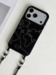 Dây đeo da họa tiết máy bay, phù hợp với dòng Pro Max 13/14/15/16/17. - màu đen - Xem 2