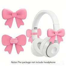 2个耳机蝴蝶装饰，1对可爱耳机蝴蝶配件，硅胶耳机蝴蝶挂饰，可水洗，可调节绑带，柔软有弹性，适用于各种耳机 - 查看 16