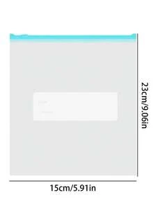 1 Conjunto de Recipientes Reutilizáveis para Armazenamento de Alimentos com Tampas, Caixas Organizadoras Transparentes de 3 Compartimentos para Geladeira para Salada, Frutas, Vegetais, Condimentos, Caixa de Almoço Portátil para Viagem e Uso Externo - Multicolorido - Visão 8