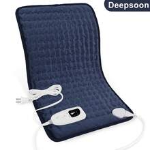 Deepsoon Extra Large Heating Pad - Available Sizes: 40 Inches X 20 Inches, 33 Inches X 17 Inches, 24 Inches X 12 Inches. It Has 6 Temperature Settings And 4 Timer Settings. This Portable Electric Heating Pad Is Designed Specifically For Thermal Therapy Of The Back, Neck, Shoulders, And Legs; It Can Be Machine Washed And Is An Ideal Gift For Father's Day Or Birthdays - Now Upgraded! - 美規A型插(110-127V) - 查看 16
