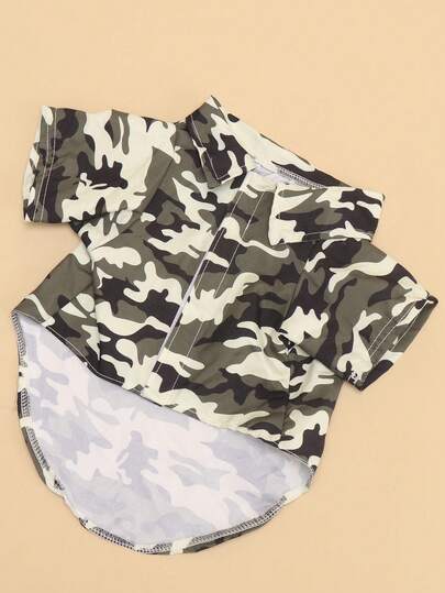 1 pieza Camisa de verano casual y linda para mascotas, no elástica y ajustada, adecuada para gatos pequeños tanto para uso en interiores como exteriores