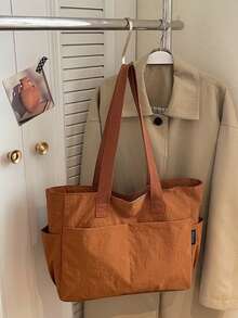 Fashionable Men's Bag New Arrival, Casual Retro Canvas Shoulder Tote Bag - Multicolor - View 9