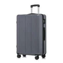 YONSLY Suitcase 20/24/28 Inch With YKK Zipper, TSA Lock, 4 Quiet Wheels, 360° Mesh Compartment, Hard Shell Suitcase, Large Trolley Suitcase, Carry-On Luggage For Holidays, Short Trips And Business Trips - 深灰色 - 查看 9