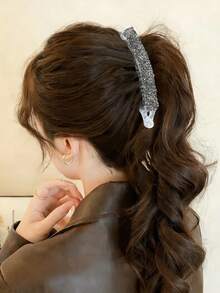 1 chiếc kẹp tóc hình hoa pha lê kiểu retro thời trang 11.5cm, kẹp tóc đuôi ngựa thanh lịch dành cho nữ, phù hợp cho sử dụng hàng ngày, dự tiệc, họp mặt, lễ hội, quà tặng phụ kiện tóc thời trang, kẹp tóc thanh lịch, kẹp tóc cài đầu thường ngày cho nữ. - Nhiều màu - Xem 18