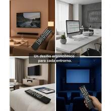 Universal Remote Control Compatible With Televisions, High Compatibility, Durable Design, Long Battery Life, Easy Setup, Original Replacement For Popular TV Brands - View 2