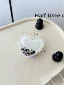 1个高级心形充气可折叠旋转慵懒手机支架 - 彩色 - 查看 8