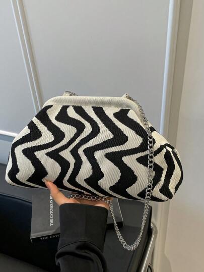 New Arrival Women's Woven Shoulder Bag, Diagonal Crossbody Dumpling Bag