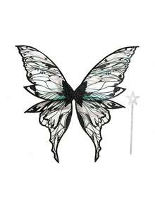 2pcs/Set Fairy Wings & Star Wand, Suitable For Various Festival Parties - Multicolor - View 17