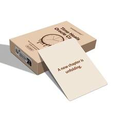KINDRED SPIRIT 50 piezas Cartas del Oráculo de la Curación del Tiempo, juego de cartas de escritorio cuidadosamente diseñado para reuniones con amigos, fiestas de cumpleaños, sanación emocional, atención plena diaria, regalo ideal para Halloween, Navidad, Acción de Gracias, San Valentín, Pascua y talla grande - Multicolor - Ver 7
