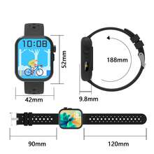 Reloj inteligente con pantalla táctil completa de 1,83", con mensajes, llamadas, monitoreo de sueño, podómetro, alerta de notificaciones, compatible con teléfonos Android, rastreador de fitness, pulsera inteligente, regalo adecuado para mujeres y hombres, regalo de cumpleaños - Ver 6